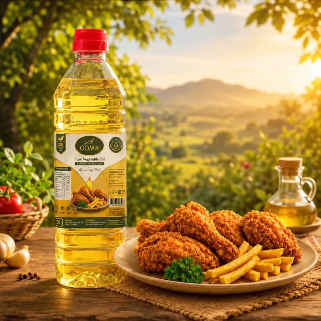 GOMA Pure Vegetable Oil 1 Litre bottle